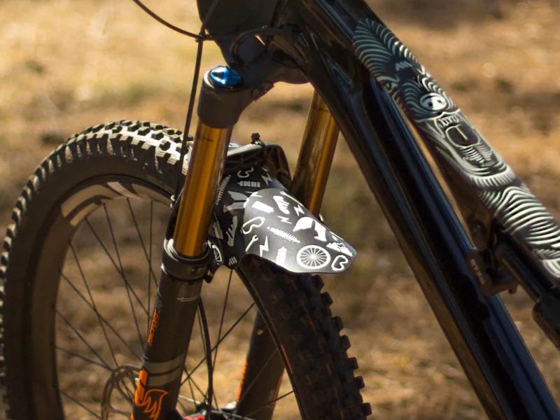 Mountain bike mudguard Mountain bike mudguard