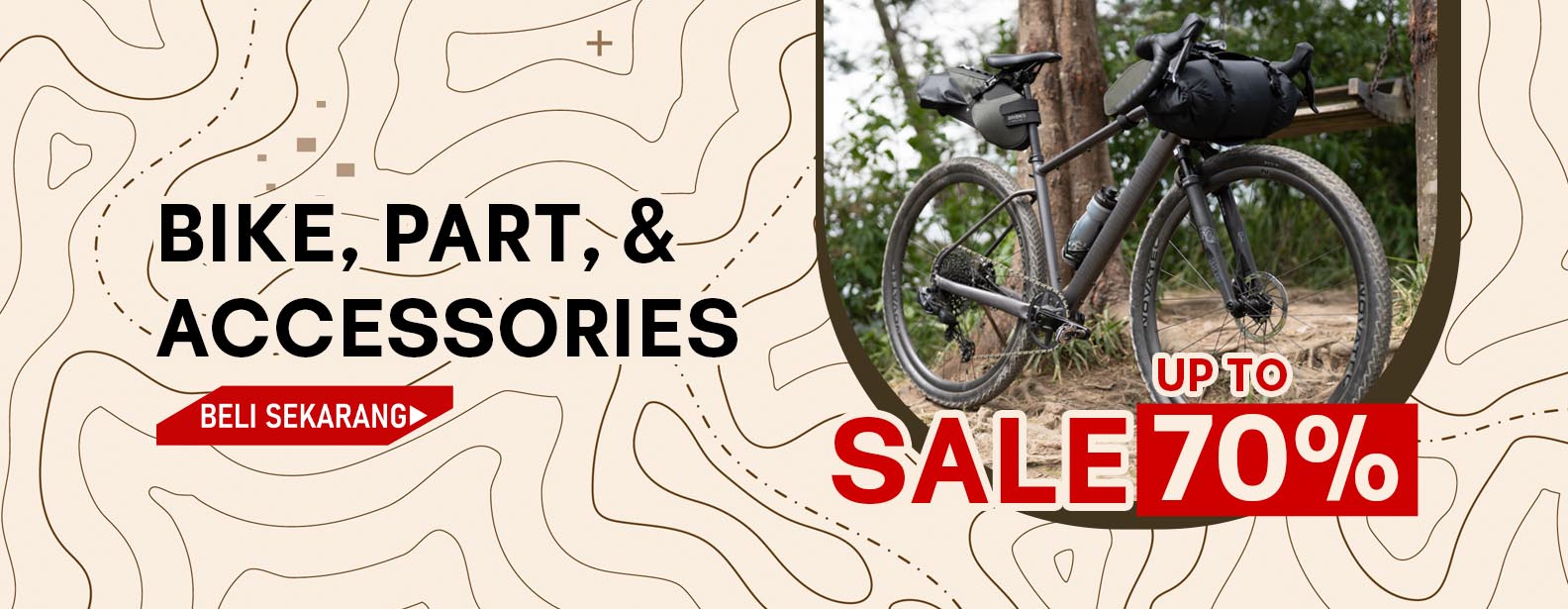 Perlengkapan Sepeda Diskon Hingga 70% Perlengkapan Sepeda Diskon Hingga 70%
