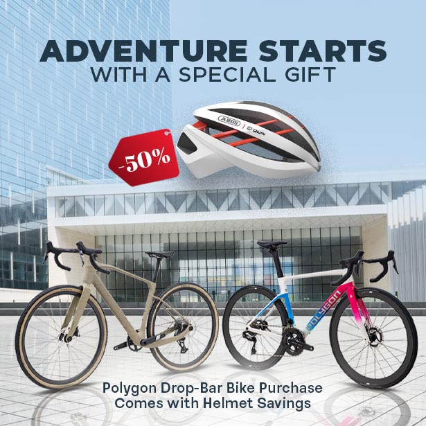 Polygon Drop-Bar Bike Deals Double Benefits