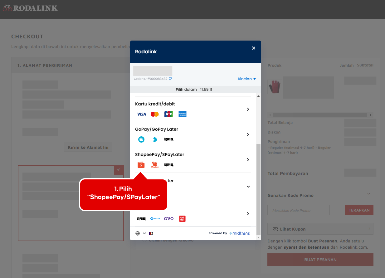 Cara pembayaran ShopeePay Cara pembayaran ShopeePay atau SPayLater
