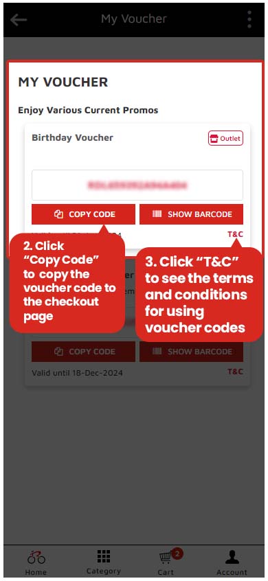 Steps to view your Rodalink coupon or voucher code Steps to view your Rodalink coupon or voucher code