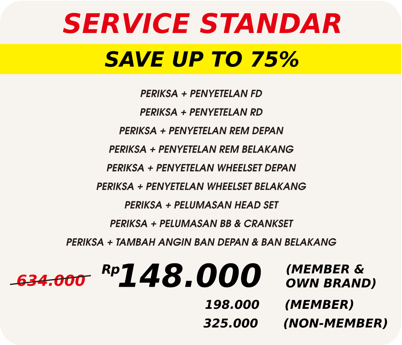 Biaya Servis Biaya Servis