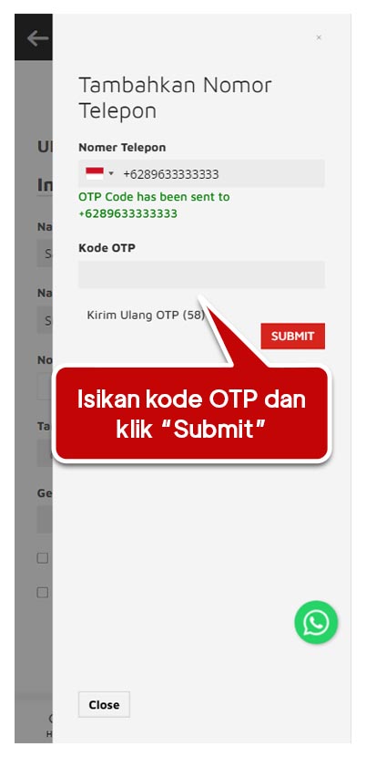 Melengkapi atau memperbarui informasi akun. Melengkapi atau memperbarui informasi akun.