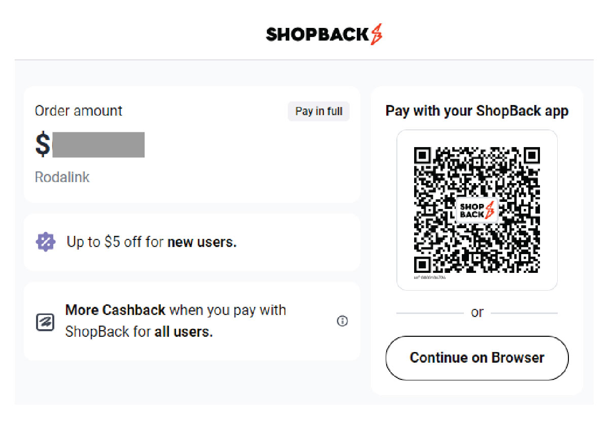 ShopBack Payment ShopBack Payment