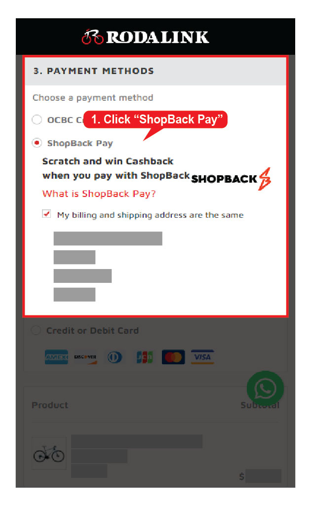 ShopBack Payment ShopBack Payment