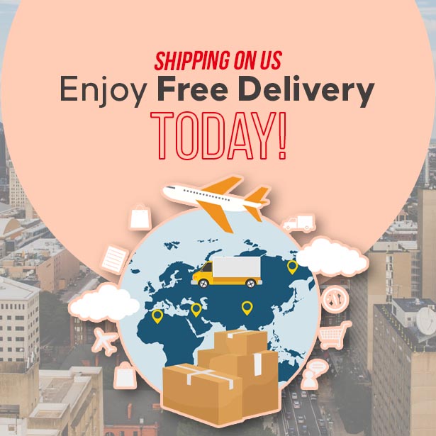 Shipping's on Us – Enjoy Free Delivery Today!