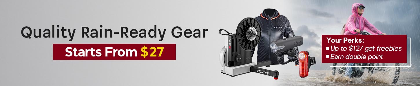 Rain ready cycling gear Rain ready cycling gear