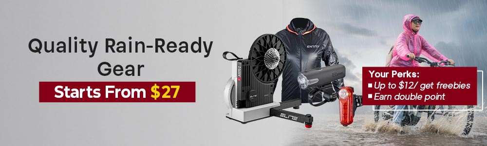 Rain ready cycling gear Rain ready cycling gear